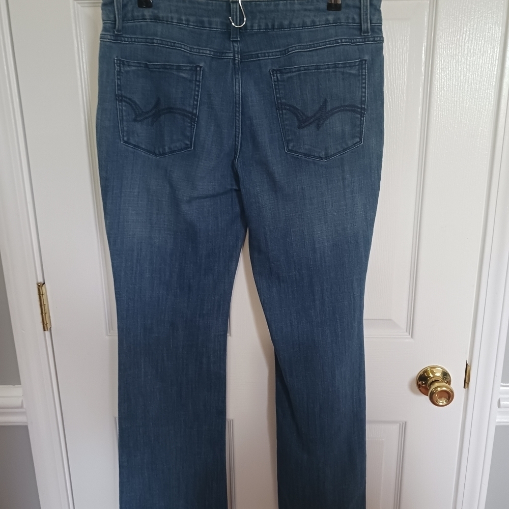 Womens Wrangler bootcut jeans Rodeo cowgirl Workwear Tall Country - Picture 5 of 7